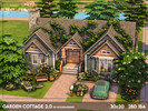 Sims 4 — Garden Cottage 2 - NO CC by xogerardine — I've built this cottage before, one of my first The Sims 3