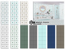 Sims 4 — Bino II - Walls by marychabb — For short , medium , tall wall Kategory: Wallpaper Swatches - 10