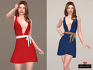Sims 4 — Dress Womenswear by remaron — Dress for Teen, Young Adult, Adult, and Elder Female in The Sims 4