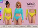 Sims 4 — NEON SWIMWEAR BOTTOM by linavees — New Mesh