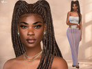 Sims 4 — Naima N'Diaye by _TRASRAS — Realistic Female Sim You can easily use her for storytelling, gameplay, or