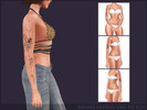 Sims 4 — Fantasy Tale Tattoo by ANGISSI — PREVIEWS MADE USING HQ MOD HQ compatible