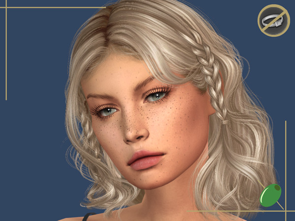 Sims 4 — Tia Natural 3D Lashes Rings Contradict by Pitted0live — Long natural looking alpha style 3D lashes Top lash only