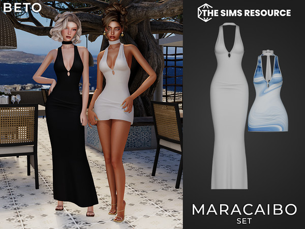 Sims 4 — By Beto - Maracaibo (Necklace) by Beto_ae0 — Minimalist summer dresses in lots of summery colors and a necklace,