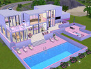 Sims 3 — Modern Barbie Dream House by SimplySims3builds — ** No CC ** 40 x 40 Lot - Original Location: Main Map, 500