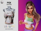 Sims 4 — POX - Heaven Tank - Patreon Exclusive by VentaStudio — Heaven Tank Print Version