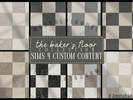 Sims 4 — The Bakers Collection by Melody27 — A new flooring set designed to add a clean, timeless look to your Sims'