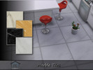 Sims 4 — Marble Tiles by Emerald — Marble tiles are a chaotic and captivating pattern that is crisscrossed by veins and