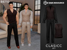 Sims 4 — Classic - Set by Beto_ae0 — Classic, elegant, minimalist, and old-money men's attire for your Sims. Enjoy!