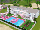 Sims 3 — Malibu Mansion by SimplySims3builds — ** No CC or store items ** 40 x 40 Lot - Original location: Main map, 455