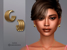 Sims 4 — Taria Earrings by Suzue — New Mesh (Suzue)