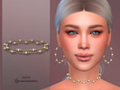 Sims 4 — Nella Necklace by Suzue — New Mesh (Suzue)
