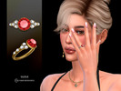 Sims 4 — Faith Ring V2 by Suzue — New Mesh (Suzue)