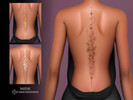Sims 4 — Blossom Tattoo by Suzue — Blossom Tattoo N71