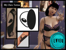 Sims 4 — Bre Tattoo Collection: Peeking Alien Tattoo by btaylor19 — Tattoo #6: Peeking Alien Tattoo. Tattoos for Sims