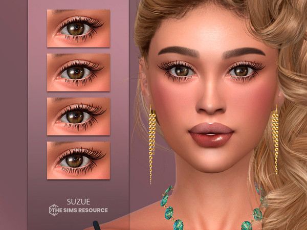 Sims 4 — Mary Eyelashes 3D by Suzue — New Mesh (Suzue)