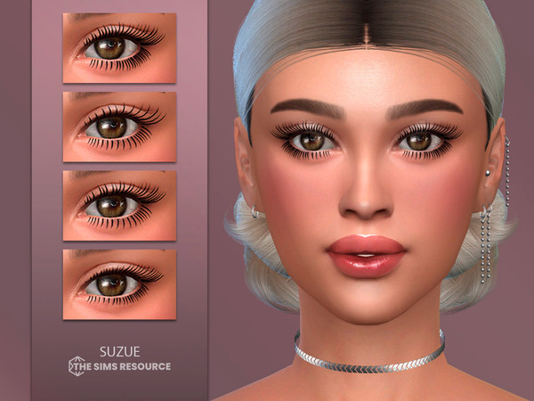 Sims 4 — Maya Eyelashes 3D by Suzue — New Mesh (Suzue)