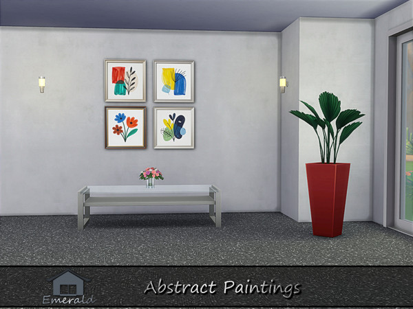 Sims 4 — Abstract Painting4 by Emerald — Let the colors and shapes speak for themselves.