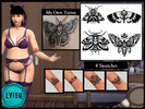 Sims 4 — Bre Tattoo Collection: Death Moth Tattoo by btaylor19 — Tattoo #13: Death Moth Tattoo. Tattoos for Sims based on