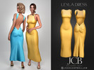 Sims 4 — LEYLA DRESS by Joan_Campbell_Beauty_ — 11 swatches Custom thumbnail Original mesh