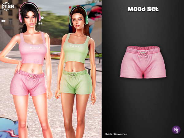 Sims 4 — Shorts by WisteriaSims — Includes: