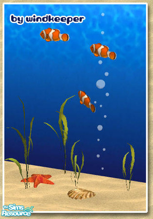 Sims 2 — CBA tropical fish 2 mesh 3 by Windkeeper — Linked to CBA tropical fish 2 mesh 1 for colors and requires that