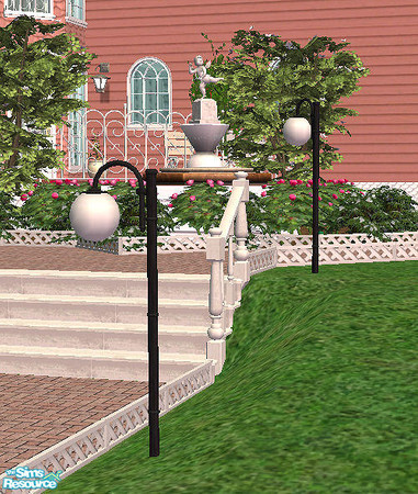 Sims 2 — Contempo Garden Globe Light 2 by chrissy6930 — Contempo Garden Globe Light 2 (medium). No cheatcode required for