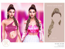 Sims 4 — RAMA - Suzie Hair by VentaStudio — 40 Colors (233 on Patreon)
