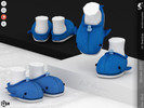 Sims 4 — Shoes KP1T- Toddler by KaTPurpura — Full-coverage whale slippers made of soft, fluffy fabric