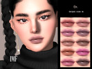 Sims 4 — IMF Eline Lipstick by IzzieMcFire — Eline lipstick contains 10 colors in hq texture. Standalone item with