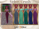 Sims 4 — Velvet Crush Formal Gown- HSY Required by Draven298 — For me, I have a hard time finding formal dresses that I