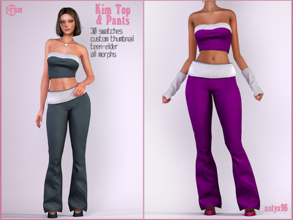 Sims 4 — Kim Set by astya96cc — 30 swatches