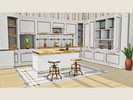 Sims 4 — Parisian Kitchen Part 2 by Comiko — Part 2 - Parisian Kitchen Set is base game compatible and consist of 10