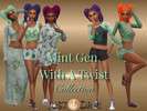 Sims 4 — Mint Gen With A Twist - CAS Addition by Draven298 — A while ago, I did some Walls and Floors for my Mint Gen Sim