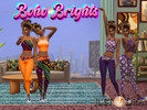 Sims 4 — Boho Brights - D4 - Skinny Jeans and Crop Top by Draven298 — I love this set so much, like deep in my soul. I