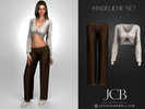 Sims 4 — MADELIENE SWEATER AND PANTS SET by Joan_Campbell_Beauty_ — INCLUDES: