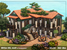 Sims 4 — Brisa del Mar - NO CC by xogerardine — I had the shell of this house sitting in my saves for quite a while, and