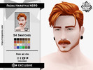 Sims 4 — Facial Hair Style by David_Mtv2 — Facial Hair Style N290
