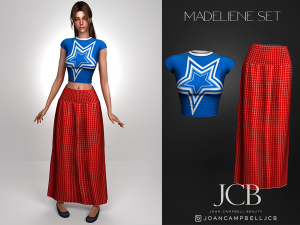 Sims 4 — MADELIENE SET by Joan_Campbell_Beauty_ — INCLUDES: