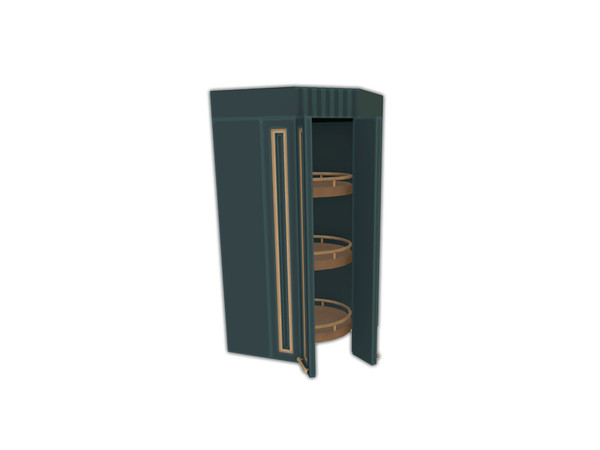 Sims 4 — Comiko Kitchen Parisian Corner Cabinet v3 | Kitchen by Comiko — Part 1 - Parisian Kitchen Set is base game