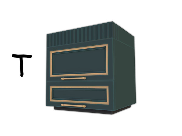 Sims 4 — Comiko Kitchen Parisian Hood-tall | Kitchen by Comiko — Part 2 - Parisian Kitchen Set is base game compatible