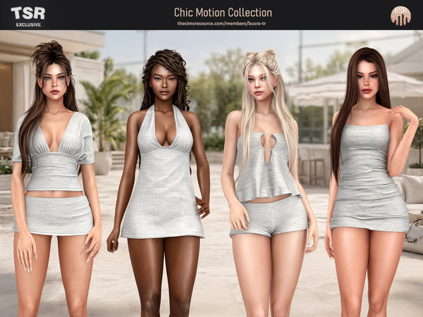 Sims 4 — SET-Chic Motion Collection by busra-tr — - BD1697