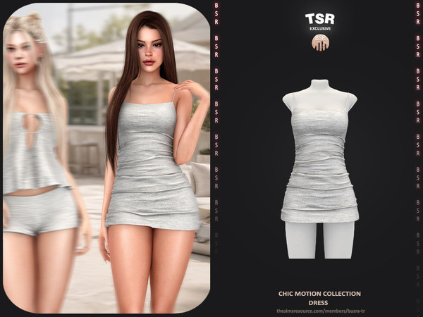 Sims 4 — Chic Motion Collection - 1 Dress by busra-tr — - BD1697