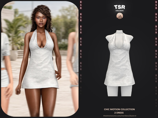 Sims 4 — Chic Motion Collection - 2 Dress by busra-tr — - BD1697