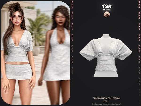 Sims 4 — Chic Motion Collection - 3 Top by busra-tr — - BD1697