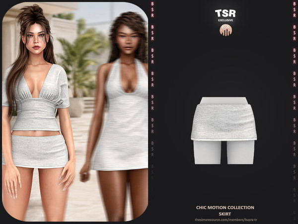 Sims 4 — Chic Motion Collection - 3 Skirt by busra-tr — - BD1697