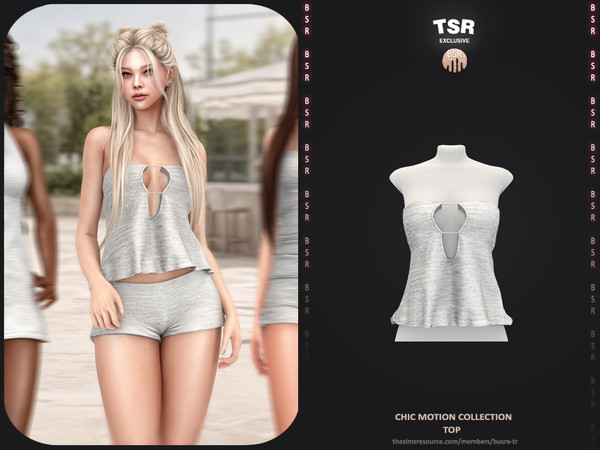 Sims 4 — Chic Motion Collection - 4 Top by busra-tr — - BD1697