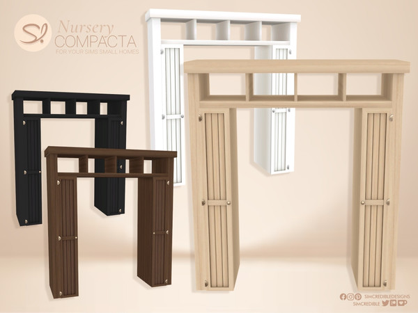Sims 4 — Compacta Nursery Wardrobe by SIMcredible! — A beautiful, unexpected surprise has brought a little more love into