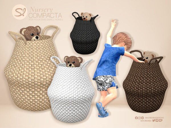Sims 4 — Compacta Nursery Toybox by SIMcredible! — A beautiful, unexpected surprise has brought a little more love into