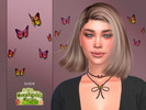 Sims 4 — Countryside Butterfly Accessory by Suzue — New Mesh (Suzue)